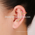 cheap new goods handmade alloy magnetic heart shape ear clip earring findings